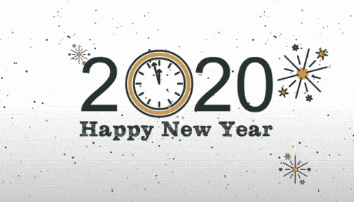 Happy New Year 2020 GIF For WhatsApp Free Download